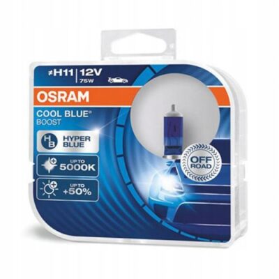 OSRAM H11 COOL BLUE BOOST HYPER +50% DUO 75W 5000K