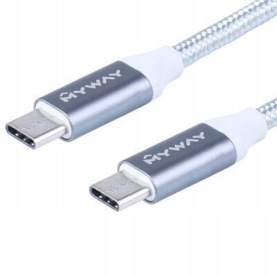 KABEL MYWAY, 120 CM, USB-C > USB-C v3.0