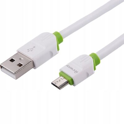 Kabel MYWAY silikonowy 100cm USB – micro USB